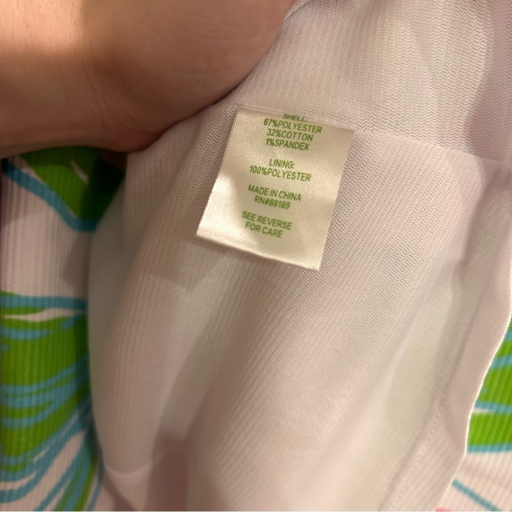 Lilly Pulitzer Pink and Green Floral Dress - Picture 5 of 6